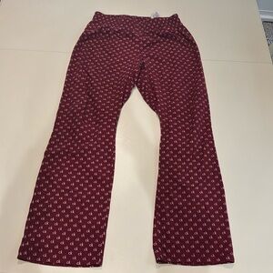 Calvin Klein pajamas Small burgundy